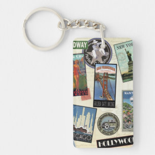 Vintage voyage moderne USA