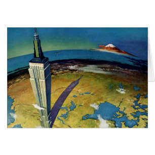 Vintage voyage New York City Empire State Building