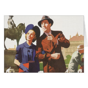 Vintage voyage, Touristes en Vacances