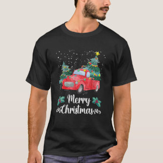 Vintage Wagon Christmas Tree On Car Xmas Vacation T-Shirt