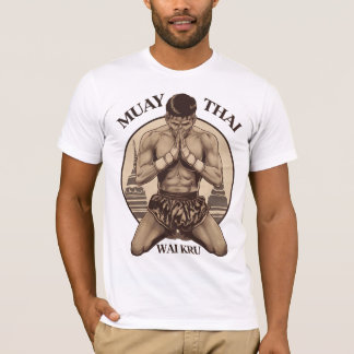 Vintage Wai Kru T-Shirt | Retro Muay Thai Art Deco
