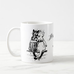 Vintage Wain Cat Home Art Coffee Mug