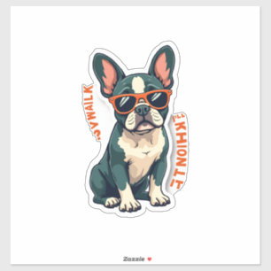 Vintage Walk Ill Think About It French Bulldog Fun