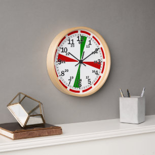 Vintage Wall Clock – Classic SOS Signal Design