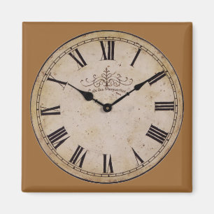 Vintage Wall Clock Magnet