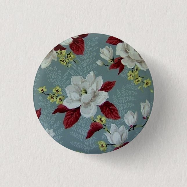 Vintage Wallpaper Button (Front)