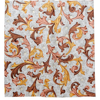 Vintage Wallpaper - Floral Pattern from 18th Centu