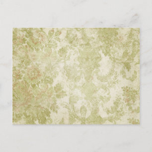 Vintage Wallpaper Postcard