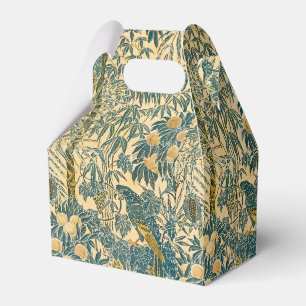 Vintage Walter Crane Macaw and Citrus Fruit Art Favor Box