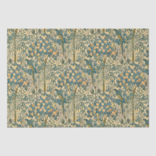 Vintage Walter Crane Macaw and Citrus Fruit Art Tissue Paper