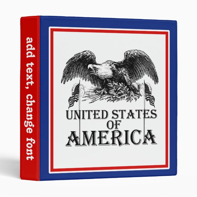 Vintage War Eagle Binder (Front/Spine)