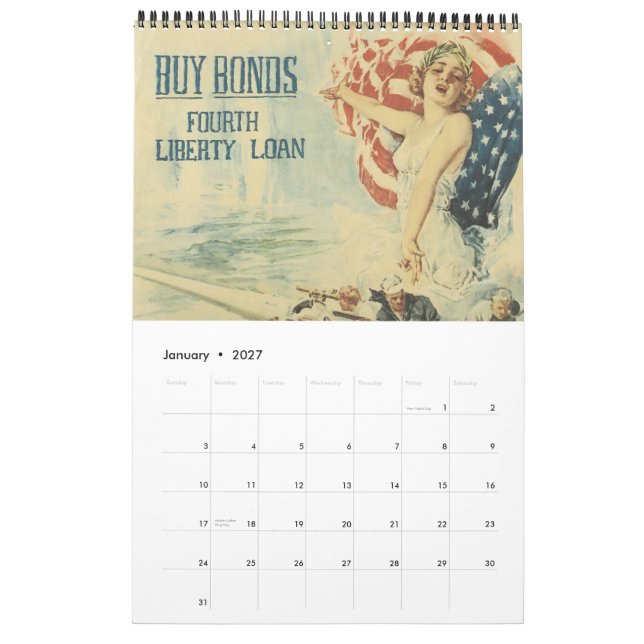 Vintage War Poster Calendar 2012 (Jan 2027)