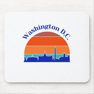 Vintage Washington D.C. Mouse Pad