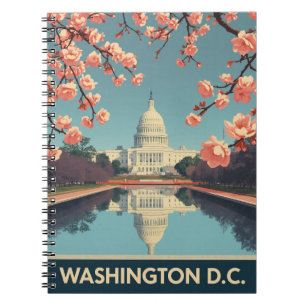 Vintage Washington D.C. Notebook