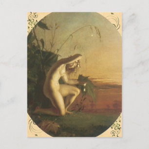 Vintage Water Faerie Postcard