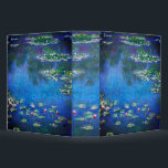 Vintage Water Lilies by Claude Monet Binder<br><div class="desc">Vintage Water Lilies by Claude Monet Postcard. Beautiful oil on canvas painting of a pond with water lilies in Giverny France.</div>