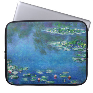 Vintage Water Lilies by Claude Monet Laptop Sleeve