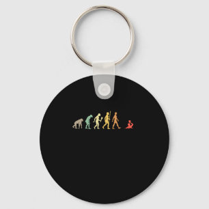 Vintage Water Polo Evolution Player Gift Idea Keychain