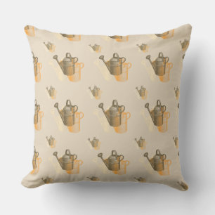Vintage Watercan Patio Pillow