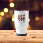 Vintage Watercolor Christmas Animals Travel Mug<br><div class="desc">Transform your holiday designs into a cozy winter wonderland with these vintage watercolor Christmas animals! These high-resolution PNG illustrations come with transparent backgrounds, making them the perfect addition to your festive projectsGet ready to infuse the holiday spirit into your products, especially if you're selling on Zazzle. Our collection features anthropomorphic...</div>