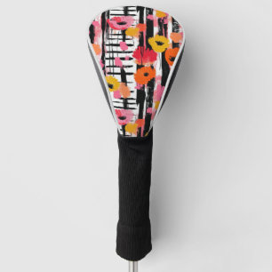 Vintage Watercolor Floral Abstract Pattern (11) Golf Head Cover