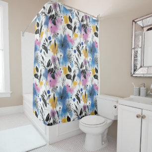 Vintage Watercolor Floral Abstract Pattern (13)