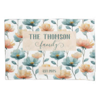 Vintage Watercolor Floral Family Heritage
