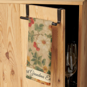 Vintage Watercolor Floral Popular Collection Kitchen Towel