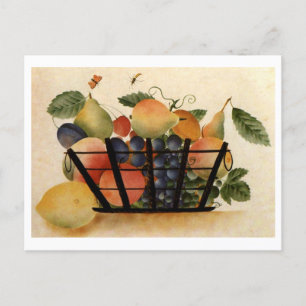 Vintage Watercolor: Kaspar Hauser Still Life Postcard