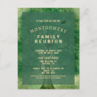 Vintage Watercolor Oak Tree Family Reunion
