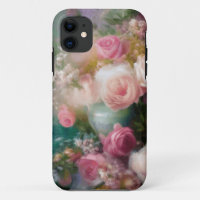 Vintage Watercolor Roses Painted In All Colours