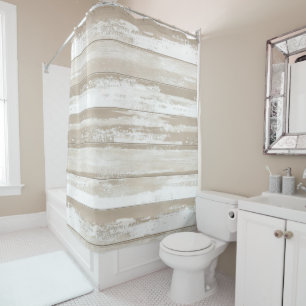 Vintage Watercolor Stripes in Gray Tones