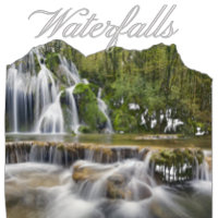 Vintage Waterfall Landscapes