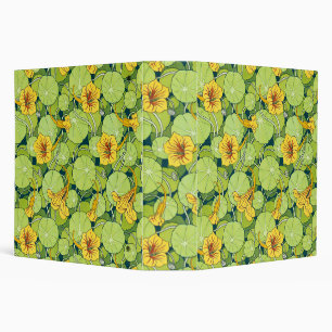 Vintage Waterlilies Binder