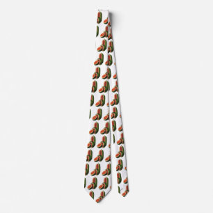 Vintage Watermelons Tall Round, Organic Food Fruit Tie
