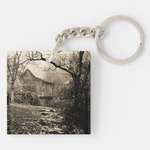 Vintage Waterwheel Keychain