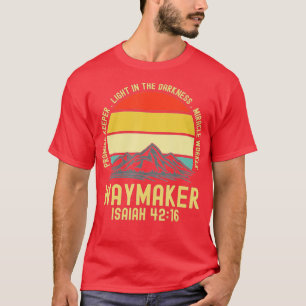 Vintage Waymaker Promise Keeper Miracle Worker Chr T-Shirt