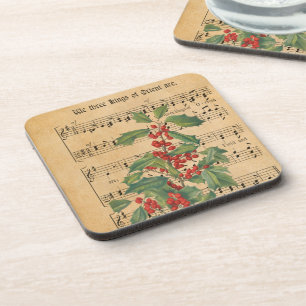Vintage We Three Kings of Orient Are Coaster