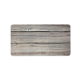 Vintage Weathered Wood Background - Old Board Label