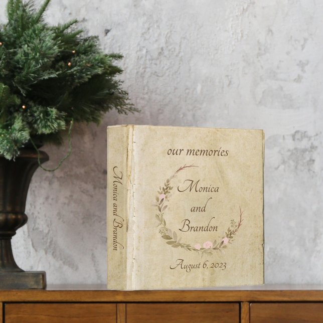 Vintage Wedding Album 3 Ring Binder (Creator Uploaded)