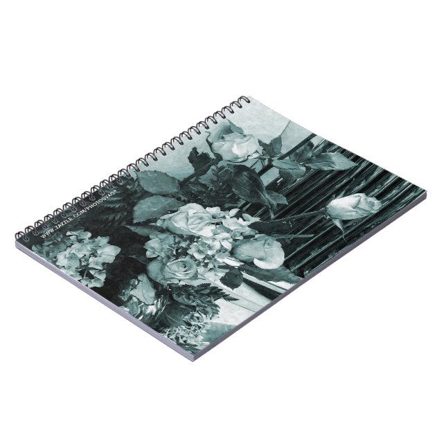 Vintage Wedding Bouquet Notebook (Left Side)