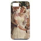 Vintage Wedding Bride Groom Newlyweds Cut the Cake