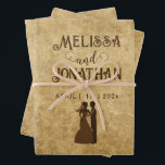 Vintage wedding Bride Groom Once upon a time Wrapping Paper Sheet<br><div class="desc">Vintage wedding Bride Groom Once upon a time Wrapping Paper. Gift Wrapping Supplies with Vintage wedding Bride and Groom. Once upon a time a beautiful princess met her charming prince.. This can be a perfect wedding gift wrap.</div>