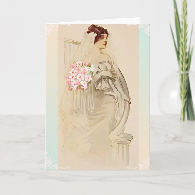 Vintage Wedding Invitation (Front)