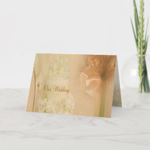 Vintage Wedding Invitation Card