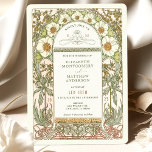 Vintage Wedding Invitations Art Nouveau by Mucha<br><div class="desc">Art Nouveau Vintage wedding invitations by Alphonse Mucha in a floral, romantic, and whimsical design. Victorian flourishes complement classic art deco fonts. Please enter your custom information, and you're done. If you wish to change the design further, simply click the blue "Customize It" button. Thank you so much for considering...</div>