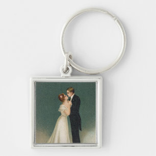 Vintage Wedding Keychain