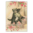 Vintage Wedding Kittens Postage