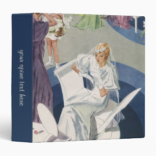 Vintage Wedding, Mid Century Modern Art Deco Bride Binder