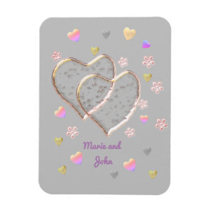 Vintage Wedding ,personalized Magnet